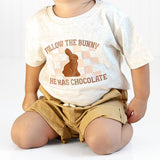 Easter Chocolate Bunny Short Sleeve T-Shirt - Natural Heather