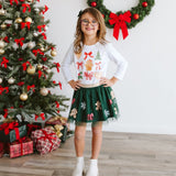 Emerald Green Velvet Bow Christmas Clip