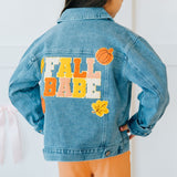 Fall Babe Patch Denim Jacket