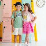 First Grade Varsity Short Sleeve T-Shirt - Sage
