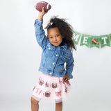 Coquette Football Sequin Tutu