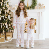 Gingerbread Bow Trellis Christmas Sweatshirt