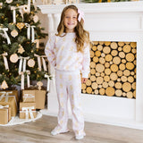 Gingerbread Bow Trellis Christmas Sweatshirt