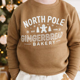 North Pole Gingerbread Christmas Sweatshirt