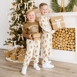 Gingerbread Christmas Checkered Jogger
