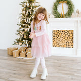 Gingerbread Christmas Velvet Bow Headband