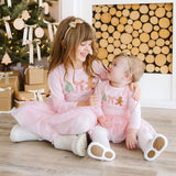 Gingerbread Christmas Velvet Bow Baby Headband