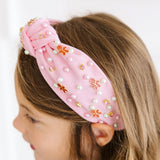 Gingerbread Christmas Gemstone Headband