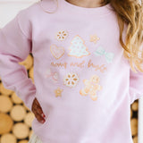 Merry and Bright Gingerbread Christmas Sweatshirt