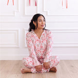 Gingerbread Trellis Christmas Women's Two-Piece Set