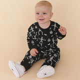 Glow In The Dark Silly Skelly Halloween Jogger