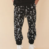 Glow In The Dark Silly Skelly Halloween Jogger