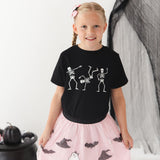 Glow In The Dark Silly Skelly Halloween Short Sleeve T-Shirt