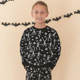 Glow In The Dark Silly Skelly Halloween Sweatshirt