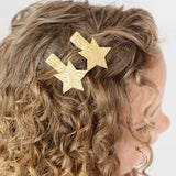 Gold Star Christmas Clip Set