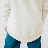Game Day Football Sequin Patch Women's Sweatshirt