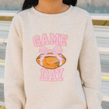 Game Day Sequin Patch Sweatshirt