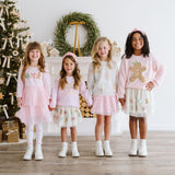 Merry and Bright Gingerbread Christmas Sweatshirt