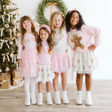 Gingerbread Sequin Patch Christmas Sweater