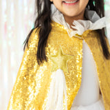 Gold Sequin Cape