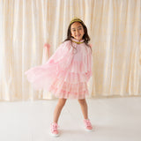 Pink Princess Tiered Cape