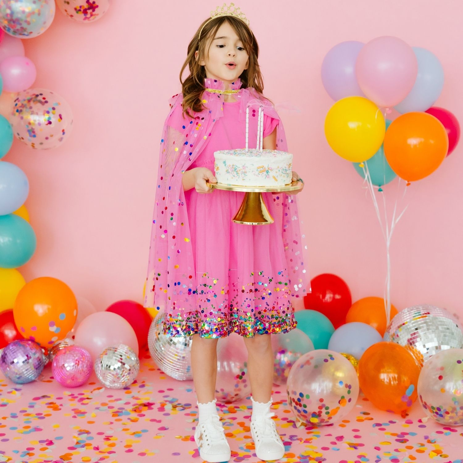 Raspberry Confetti Cape – Sweet Wink - Wholesale