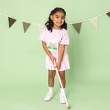 Golf Tee Bow Patch Short Sleeve T-Shirt