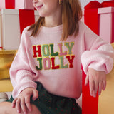 Holly Jolly Patch Christmas Sweater