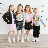 Sweet Ghost Halloween Grosgrain Bow Clip