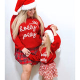 Holly Jolly Bow Christmas Knit Women's Sweater
