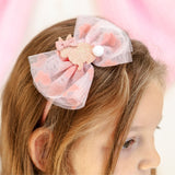 Honey Bunny Easter Tulle Bow Headband