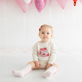 Pink and Red Glitter Hearts Valentine's Day Baby Headband