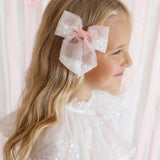 Pearl Confetti Bow Clip