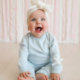 Lace Bow Sweatshirt & Jogger Set