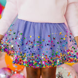 Lavender Confetti Tutu Skirt