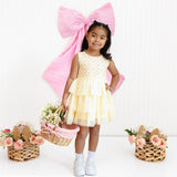 Lemon Floral Tank Tutu Dress