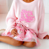 Merry and Bright Patch Christmas Sweater