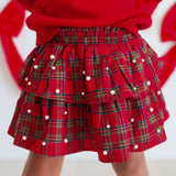 Christmas Tartan Pearl Skirt