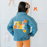 Fall Babe Patch Denim Jacket