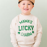 Mama's Lucky Charm St. Patrick's Day Sweatshirt - Natural Heather