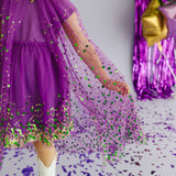 Mardi Gras Confetti Cape