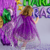 Mardi Gras Confetti Cape