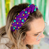 Mardi Gras Gemstone Women's Headband
