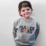 Mardi Gras Patch Sweatshirt