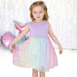 Rainbow Mermaid Tank Tutu Dress