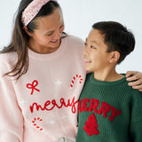 Candy Cane Christmas Gemstone Headband - Large