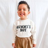 Mummy's Boy Halloween Sweatshirt - Natural