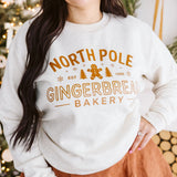 North Pole Gingerbread Christmas Women's Sweatshirt
