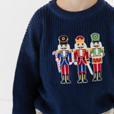 Nutcracker Patch Christmas Sweater