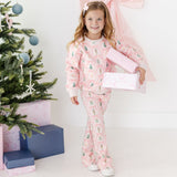 Nutcracker Trellis Christmas Flare Legging